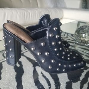 Aldo Studded Mule Heels